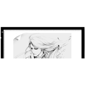 Светеща LED подложка за рисуване HUION LED Light Pad L4S, USB, Black