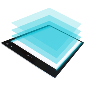 Светеща LED подложка за рисуване HUION LED Light Pad L4S, USB, Black