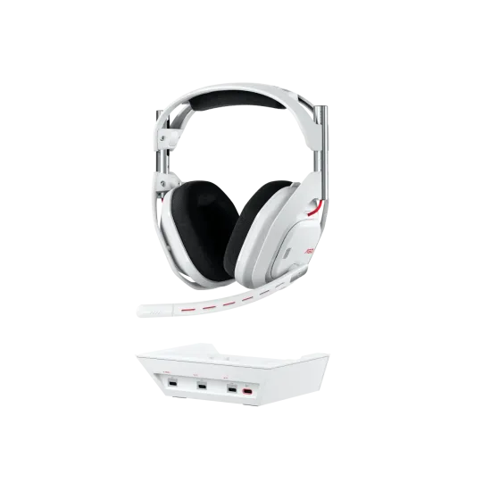 Безжични слушалки Logitech Astro A50 Lightspeed, USB, Type-C, White