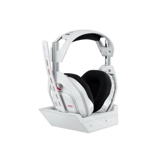 Безжични слушалки Logitech Astro A50 Lightspeed, USB, Type-C, White