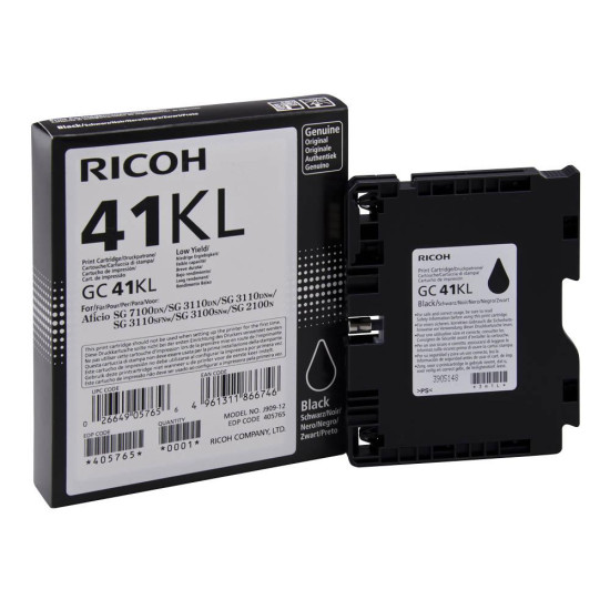 Мастило RICOH GC 41KL, GelJet SG 2100N/2100DN, Black
