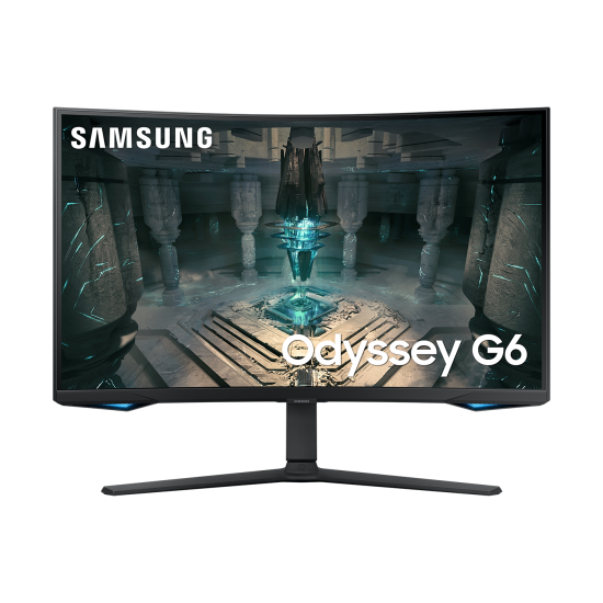 Монитор Samsung Odyssey G6 G650, 32 инча, VA, 2560x1440, 240Hz, 1ms, FreeSync™ Premium Pro,HDR 600, HDMI/DP