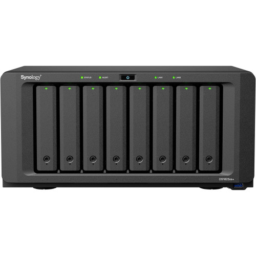 NAS устройство Synology DS1825+, за 8 диска, AMD Ryzen V1500B, 8GB DDR4