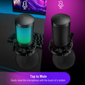 Микрофон FIFINE A6NEO, RGB, Black