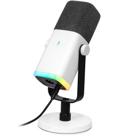 Микрофон FIFINE AM8, RGB, XLR/USB, White