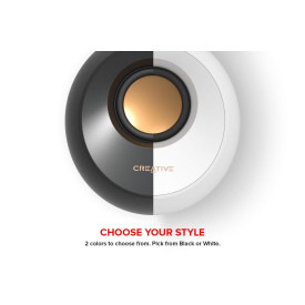 Тонколони Creative PEBBLE, 4.4W, USB, 3.5mm, Black