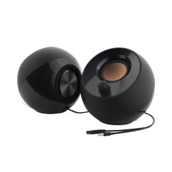 Тонколони Creative PEBBLE, 4.4W, USB, 3.5mm, Black