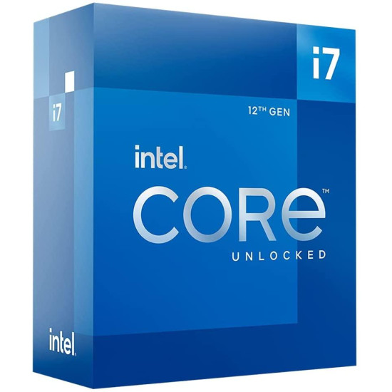 Процесор Intel Core i7-12700K, 12 ядра, 20 нишки, 3.6GHz, 25MB, LGA1700, 125W