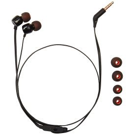 Слушалки JBL T110, In Ear, Black