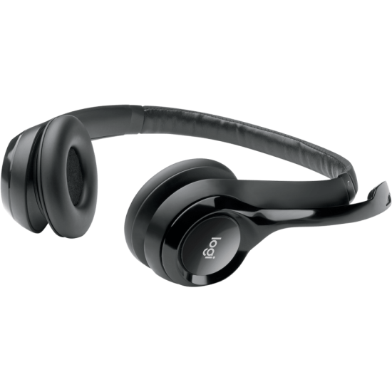 Слушалки Logitech H390, USB, Mic, Black