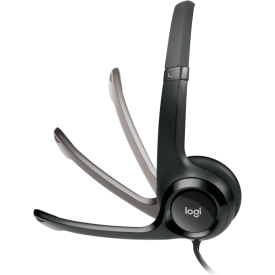 Слушалки Logitech H390, USB, Mic, Black