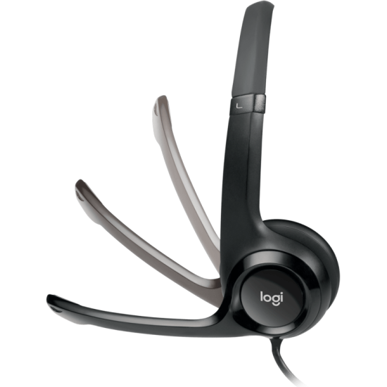 Слушалки Logitech H390, USB, Mic, Black