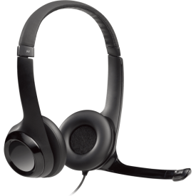 Слушалки Logitech H390, USB, Mic, Black