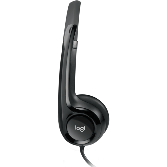 Слушалки Logitech H390, USB, Mic, Black