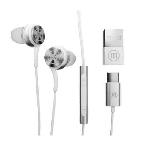 Слушалки MAXELL XC1, USB-C, White