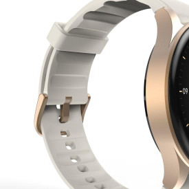 Смарт часовник HAMA 8900, GPS, AMOLED 1.32 инча, Alexa, Gold