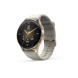 Смарт часовник HAMA 8900, GPS, AMOLED 1.32 инча, Alexa, Gold