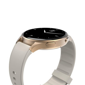 Смарт часовник HAMA 8900, GPS, AMOLED 1.32 инча, Alexa, Gold