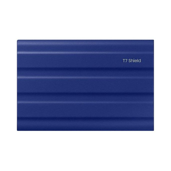 Външен SSD диск Samsung T7 Shield 2TB, USB 3.2,  USB-C, Blue