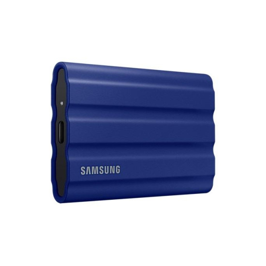 Външен SSD диск Samsung T7 Shield 2TB, USB 3.2,  USB-C, Blue