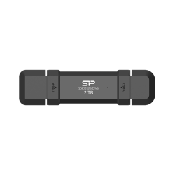 Външен SSD диск Silicon Power DS72 Black - 2TB