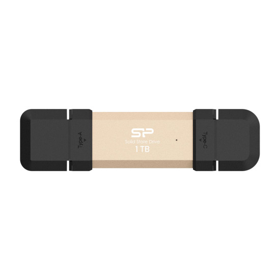 Външен SSD диск Silicon Power DS72 1TB, USB 3.2, Gold