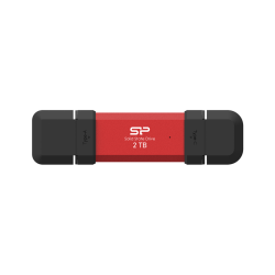 Външен SSD диск Silicon Power DS72 2TB, USB 3.2, Red