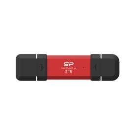 Външен SSD диск Silicon Power DS72 2TB, USB 3.2, Red