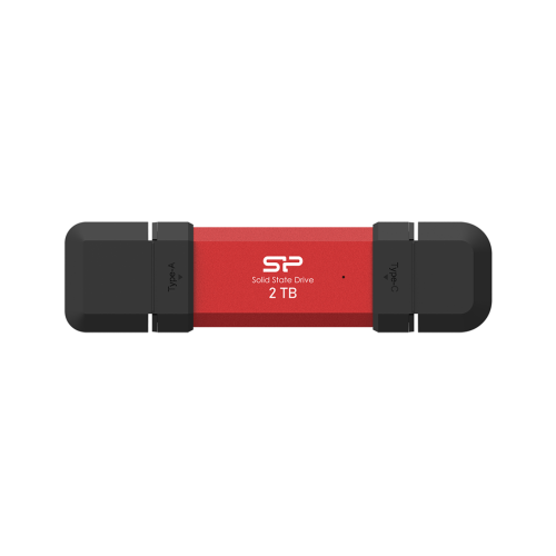 Външен SSD диск Silicon Power DS72 2TB, USB 3.2, Red