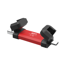 Външен SSD диск Silicon Power DS72 2TB, USB 3.2, Red