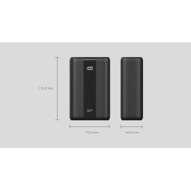 Външна батерия Silicon Power QX55, 30000 mAh, Black