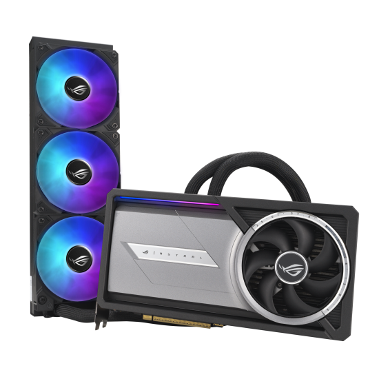 Видеокарта ASUS ROG Astral LC GeForce RTX 5090 OC Edition, 32GB GDDR7, 512-bit, 2xHDMI, 3xDP Видеокарта ASUS ROG Astral LC GeForce RTX 5090 OC Edition, 32GB GDDR7, 512-bit, 2xHDMI, 3xDP