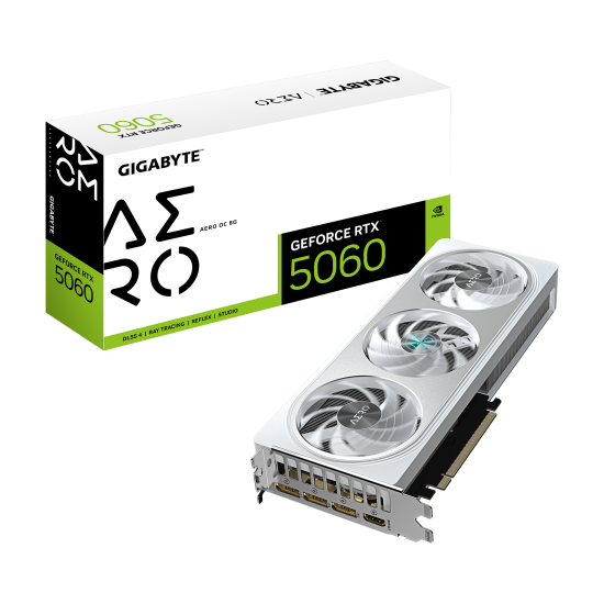 Видеокарта GIGABYTE RTX 5060 AERO OC 8GB GDDR7
