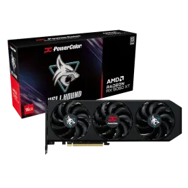 Видеокарта PowerColor RADEON RX 9060 XT Hellhound OC, 16GB, GDDR6, 128-bit, PCIe 5.0, HDMI/DP