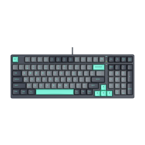 Клавиатура A4Tech Fstyler FGS300 Panda Rock TKL, кирилизирана