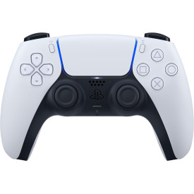 Безжичен контролер Sony PlayStation DualSense (PS5), Glacier White