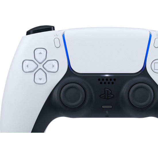 Безжичен контролер Sony PlayStation DualSense (PS5), Glacier White