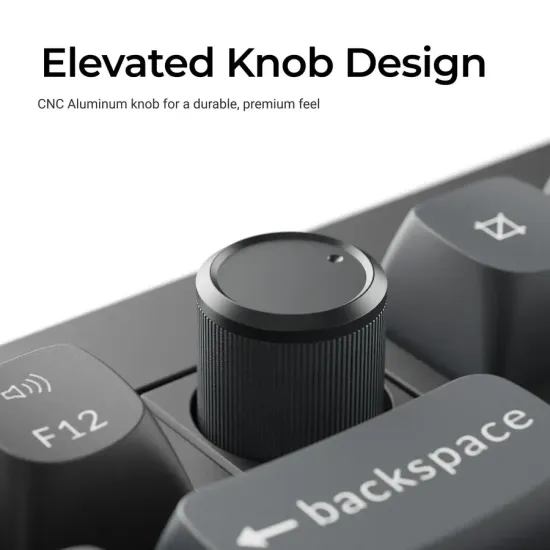 Безжична клавиатура Keychron V6 Ultra 8K, Silk POM Banana Switch