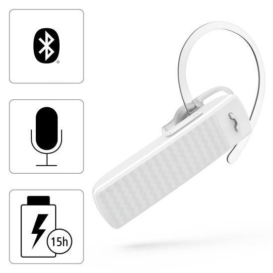 Безжична слушалка HAMA MyVoice 1500, White