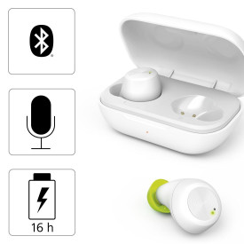 Безжични слушалки Hama Spirit Chop, White