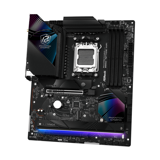 Дънна платка ASRock B850 RIPTIDE WIFI, ATX, AM5, DDR5, PCIe 5.0, Wi-Fi 7