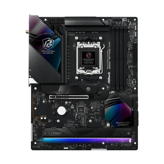 Дънна платка ASRock B850 RIPTIDE WIFI, ATX, AM5, DDR5, PCIe 5.0, Wi-Fi 7