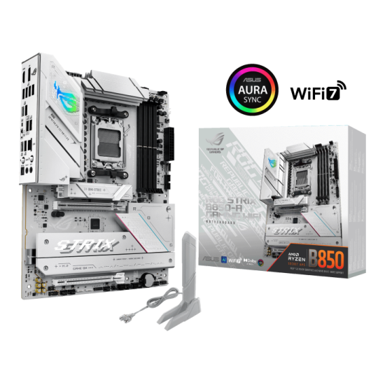 Дънна платка ASUS ROG STRIX B850-A GAMING WIFI, ATX, AM5, DDR5, PCIe 5.0, Wi-Fi 7, USB Type-C