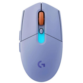Безжична мишка Logitech G305 X Superlight, 44000 DPI, 1000Hz, Lilac (910-007755)