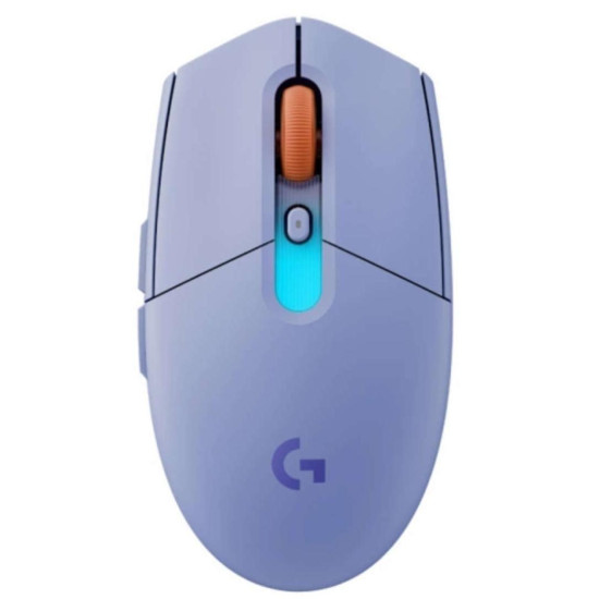 Безжична мишка Logitech G305 X Superlight, 44000 DPI, 1000Hz, Lilac (910-007755)