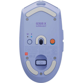 Безжична мишка Logitech G305 X Superlight, 44000 DPI, 1000Hz, Lilac (910-007755)