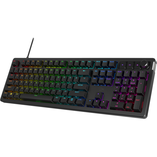 Клавиатура HyperX Alloy Rise, HyperX Linear Switch, RGB, Black