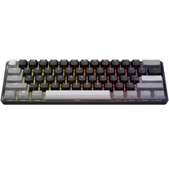 Клавиатура Corsair Clipper Mini 60, Hall Effect, Hyperdrive Magnetic Switch, Black