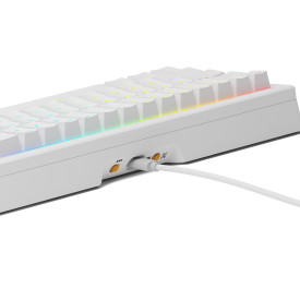 Клавиатура Glorious GMMK 3, 75 Percentage, Fox Linear Switch, RGB, White