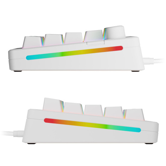 Клавиатура Glorious GMMK 3, 75 Percentage, Fox Linear Switch, RGB, White